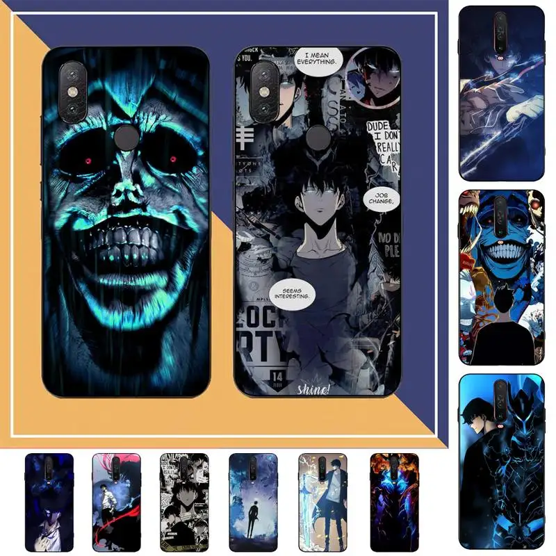 

Solo Leveling Phone Case for Redmi Note 8 7 9 4 6 pro max T X 5A 3 10 lite pro