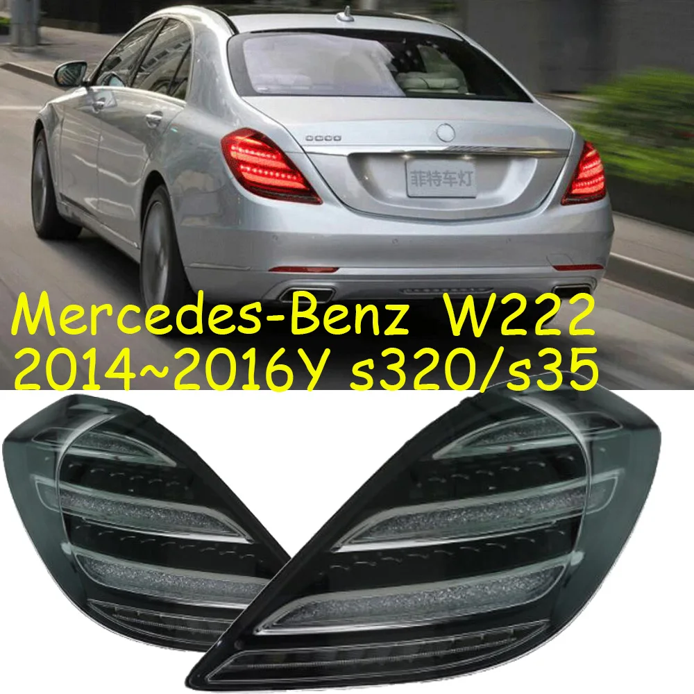 

2 шт., задние фары для бампера автомобиля Mercedes Benz W222, задние фары S320 S35 2014 ~, светодиодный автомобильные аксессуары, задние фары, задсветильник ...