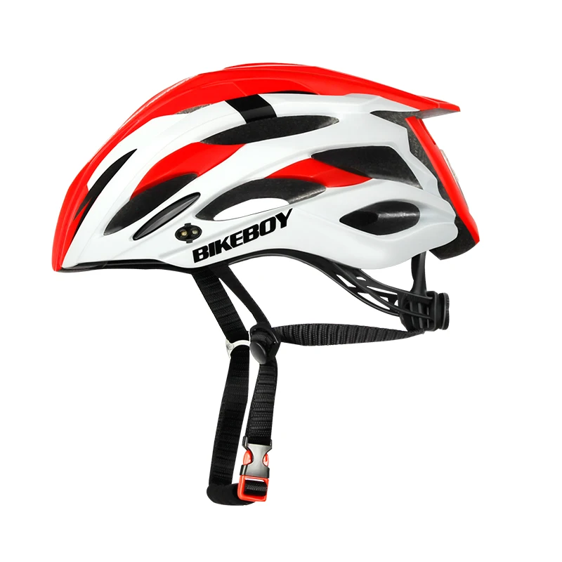 bikeboy red wht led Мужские взрослые скоростной спуск шлем 54-61 см MTB дорожный шлем для горного велосипеда велосипедный шлем capacete hombre Mtb женский - Цвет: bikeboy red wht led