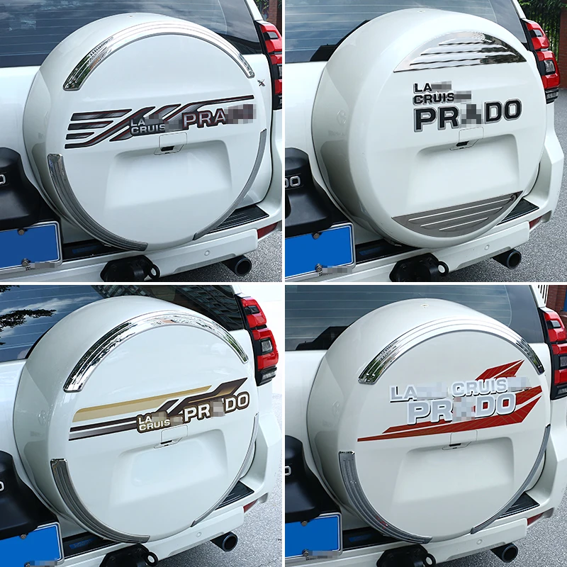 For Toyota Land Cruiser Prado 150 Lc150 Letter Sticker Spare Tire Cover Decoration Tailgate Logo Modification Accessories | Автомобили и