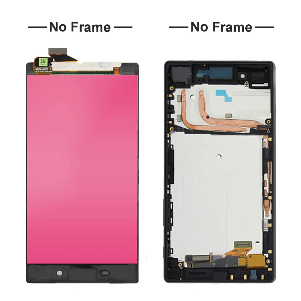 Оригинальный дисплей Z5 5 2 дюйма для SONY Xperia сенсорный ЖК экран с рамкой двойной E6653