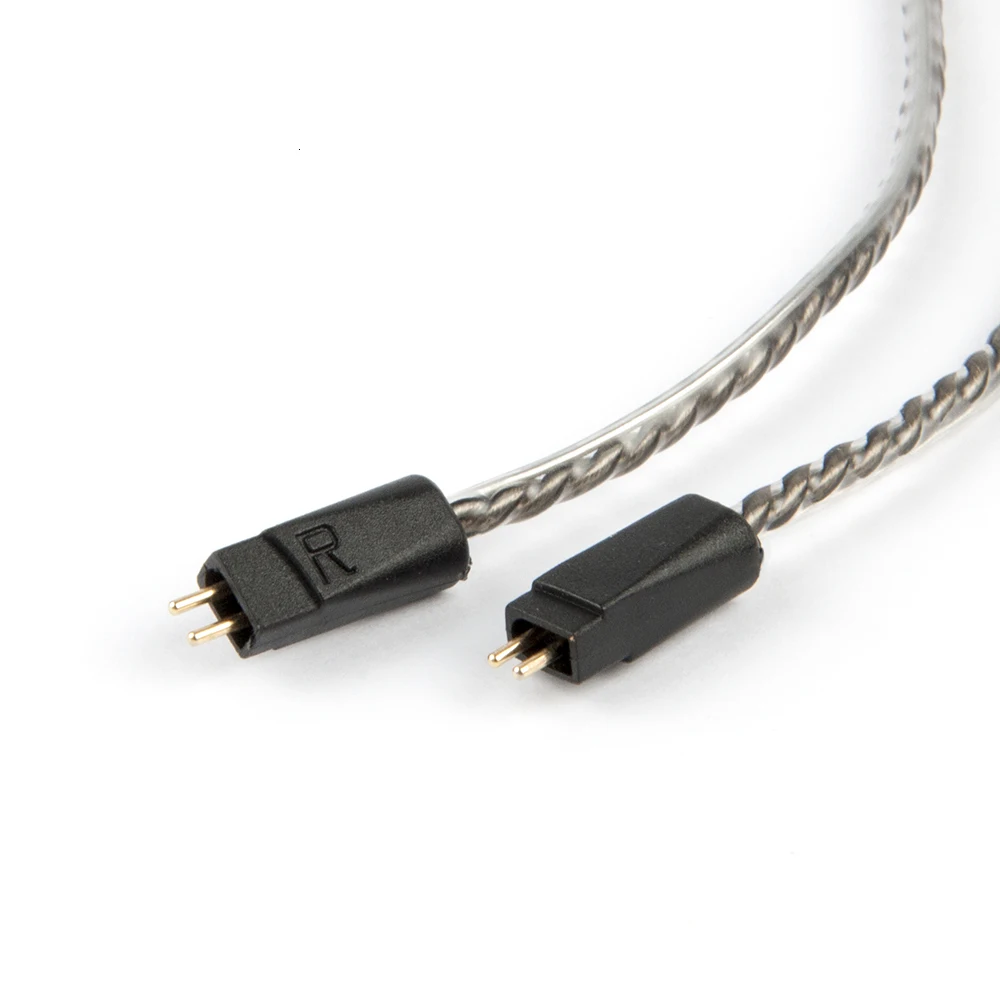 KZ ZS4/ZS5/ZS6/ZS10/AS10/BA10/ZST/ES4 кабель посеребренный высокой чистоты OFC обновление наушников кабель 0,75 мм для наушники KZ