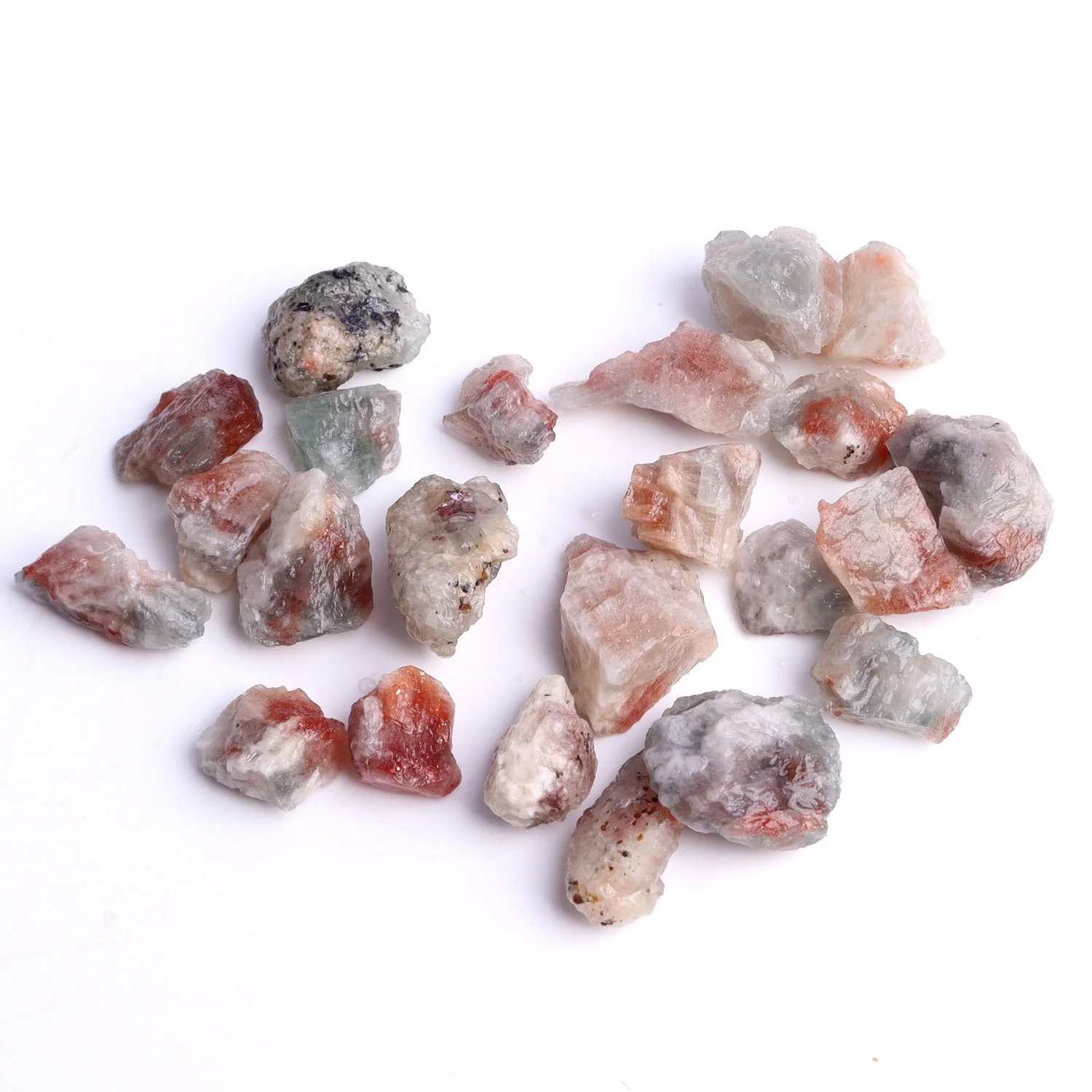 Натуральный грубый зеленый Аруша 100 г солнечный камень опущенные кварцевые