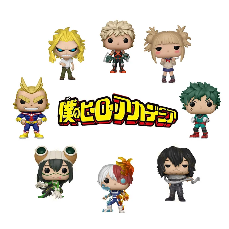 

10CM PVC My Hero Academia Figure Anime Figurine Deku Bakugo Ormet Action Collectible Model Decorations Doll Toys Original Box