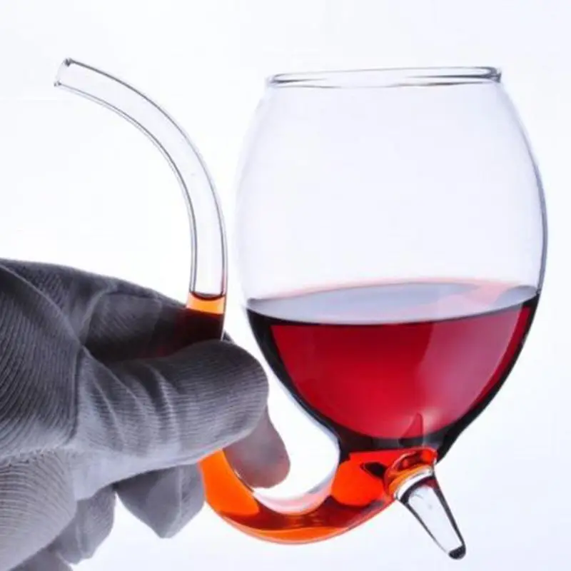 Wine Whiskey Glass Heat Resistant Sucking Juice Milk Cup Tea With Drinking Tube Straw | Дом и сад