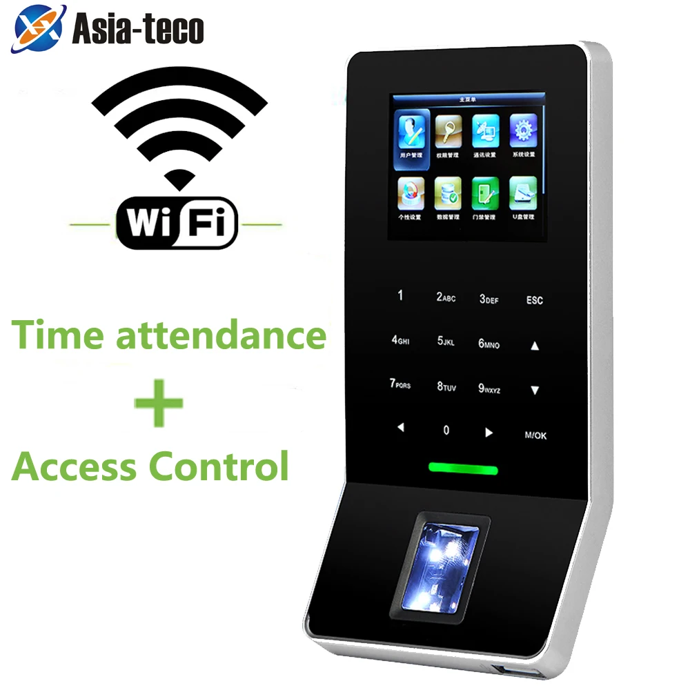 Купить 125 кГц RFID 4-дюймовый биометрический Wi-Fi контроль доступа по отпечатку пальца TCP/IP считыватель отпечатков пальцев русский/арабский/французски...