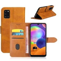 roemi for samsung galaxy a31 comfortable hand feeling convenient stand function 6 colors flip pu case