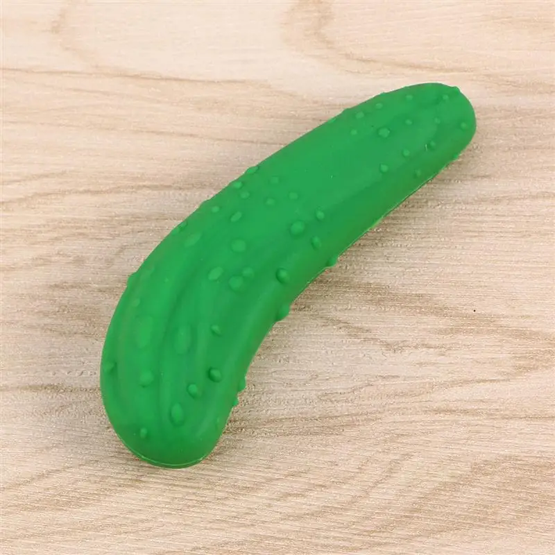 2 шт. Зеленые Силиконовые Многоразовые заглушки для бутылок Огуречная Форма