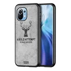 Противоударный чехол для Xiaomi Redmi Note 11 Pro 11 Pro plus 5G Note 11 5G 11t 11TPro mi 11Pro 11lite 5g 4g 11Ultra Deer матерчатые чехлы