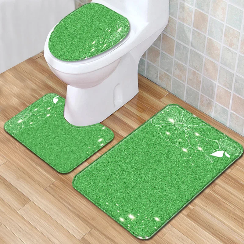 Набор ковриков для ванной из микрофибры Zeegle крышка коврика и туалета