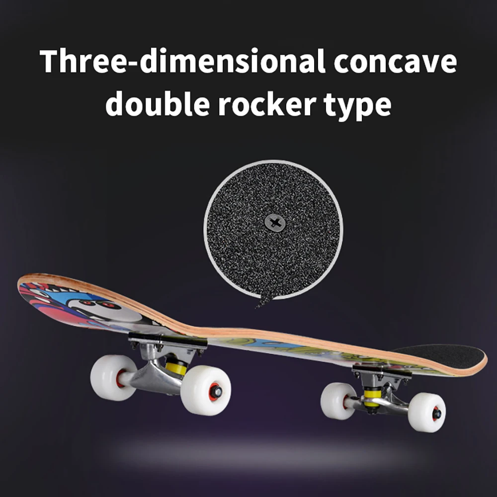 3108 вогнутый скейтборд 31 дюйм дорожный для взрослых уличный Кленовый Скейтборд с