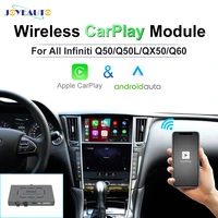 joyeauto wireless apple carplay interface for infiniti q50 q50s q50l qx50 android auto car play module mirroring rear camera box