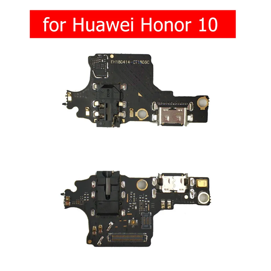 Для Huawei Honor 10 USB зарядное устройство разъем гибкий кабель Разъем для наушников