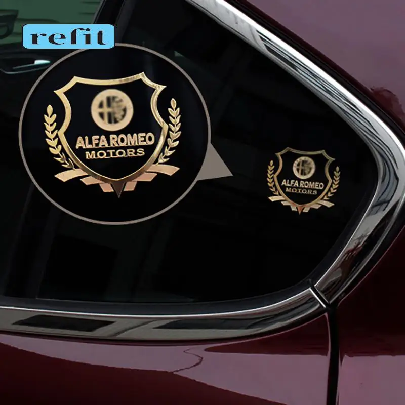 

Ярлык для кузова автомобиля, наклейка для украшения Alfa Romeo Giulia Stelvio, автомобильные наклейки, декоративные аксессуары