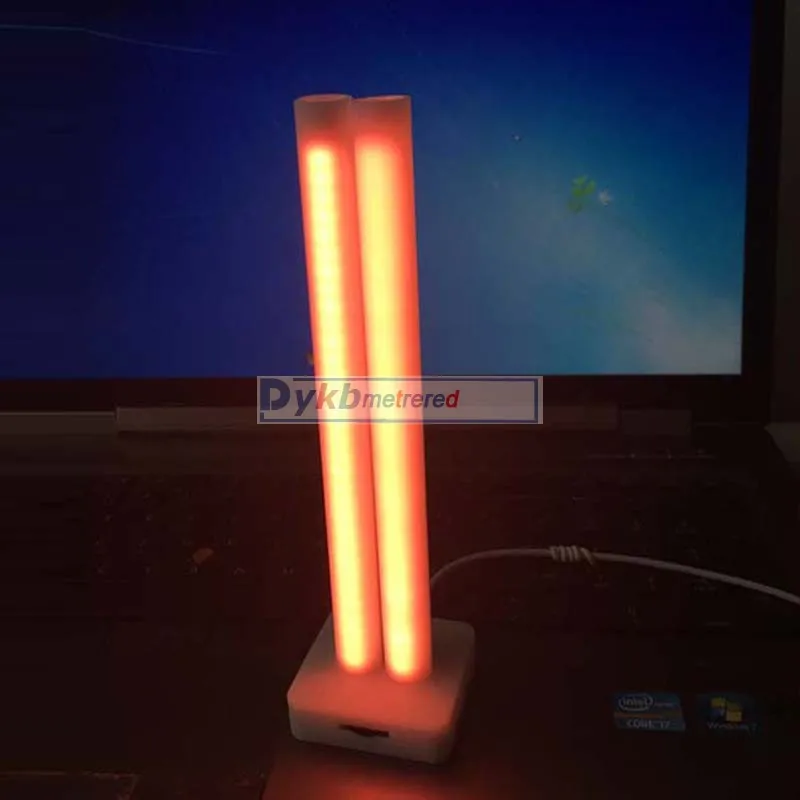 Двойной 32 бит голосовое управление музыкальный ритм уровень мигания дисплей