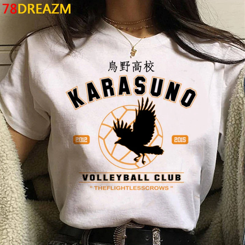 

Футболка Haikyuu, топы, женские футболки для пар, Повседневная футболка с милым принтом tumblr, футболка kawaii