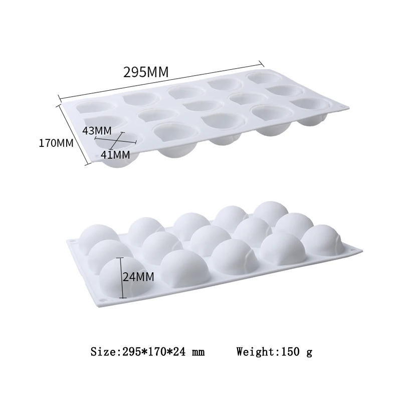 Силиконовая форма для шоколада помадки 15 ячеек |