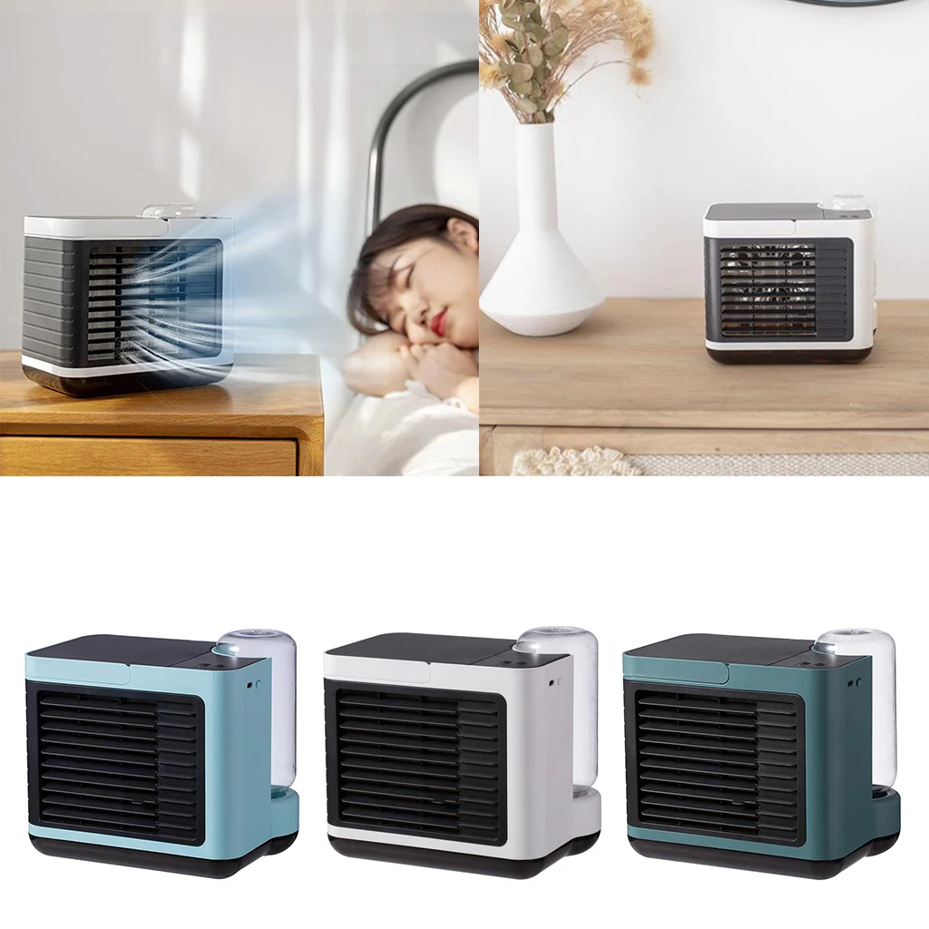 Персональный воздушный охладитель, кондиционер, вентилятор, мини увлажнитель, USB, Rechaargeable, Ночной светильник, 390 мл, Bottel для кухни от AliExpress WW