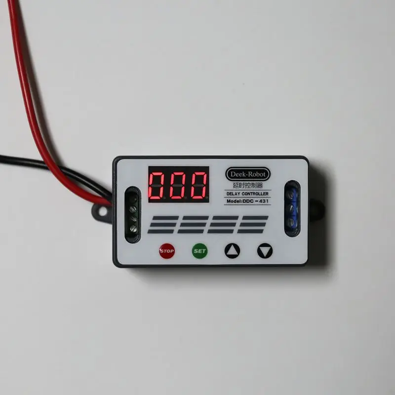 DC 12V реле задержки таймера цифровой светодиодный дисплей Управления задержкой MOS