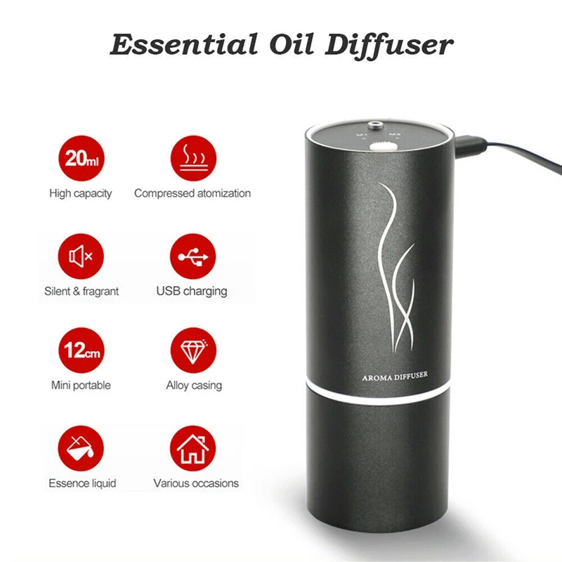 Электронный Ароматический диффузор очиститель воздуха мини автомобильный