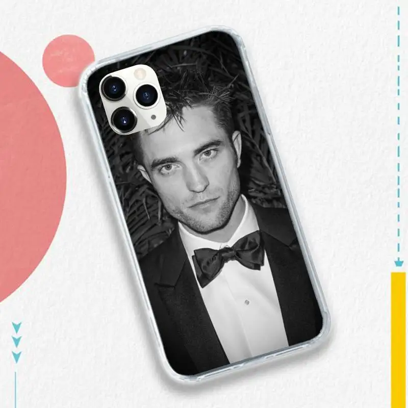 

Robert Pattinson high quality Phone Case Transparent soft For iphone 5 5s 5c se 6 6s 7 8 11 12 plus mini x xs xr pro max