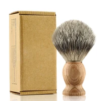 shaving brush knot 22mm handmade wood handle pure badger hair brush for men traditional wet shaving for men shave gift