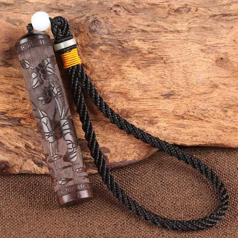 Портативный ароматизатор Эбеновое дерево пустой зубочистка держатель Чехол