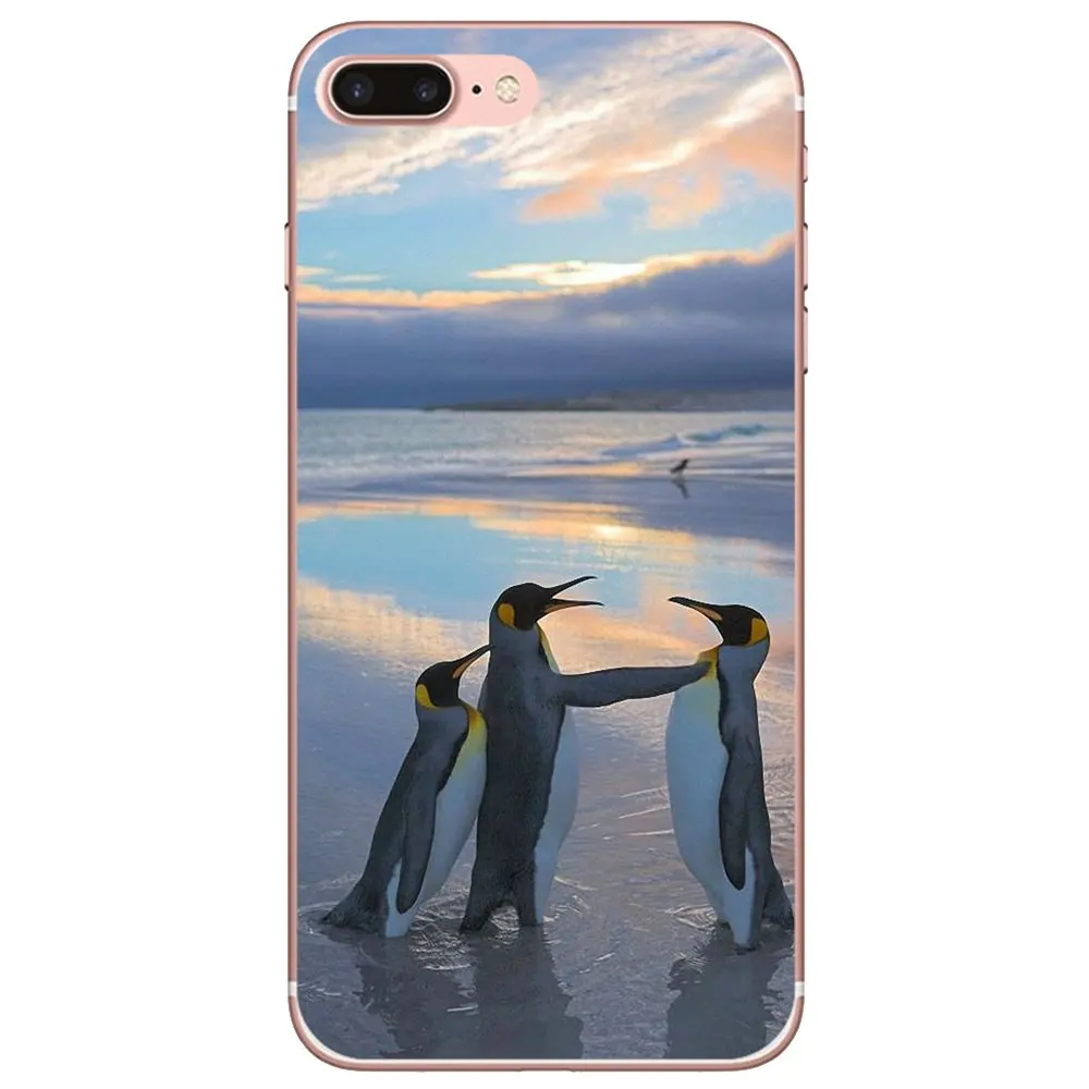 Чехол-накладка Lovely Penguin Cartoon Print для Xiaomi Mi Note 10 11 t lite A2 A3 Max Mix 2S 3 poco X3 nfc F2 F3 Pro M3 on.