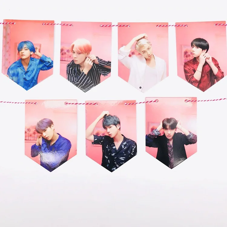 Bangtan Boys Лига подвесной флаг новая альбом возврата фото карты плаката фото подвесная картина официальный вокруг одной и той же paragra