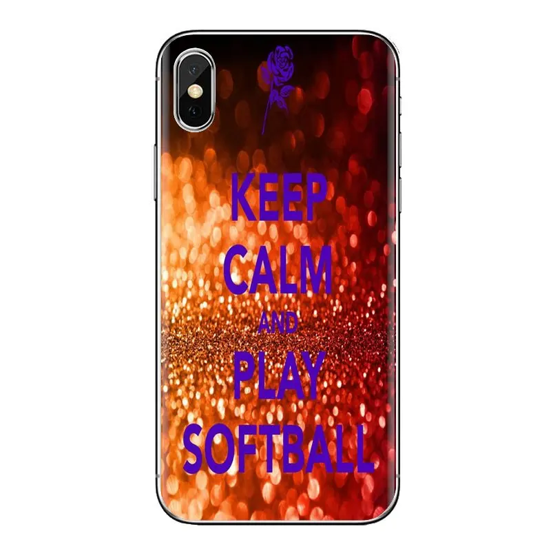 С надписью keep calm and play люблю волейбол для iPhone XS Max XR X 4 4S 5 5S 5C SE 6 6S 7 8 плюс samsung Galaxy J1 J3