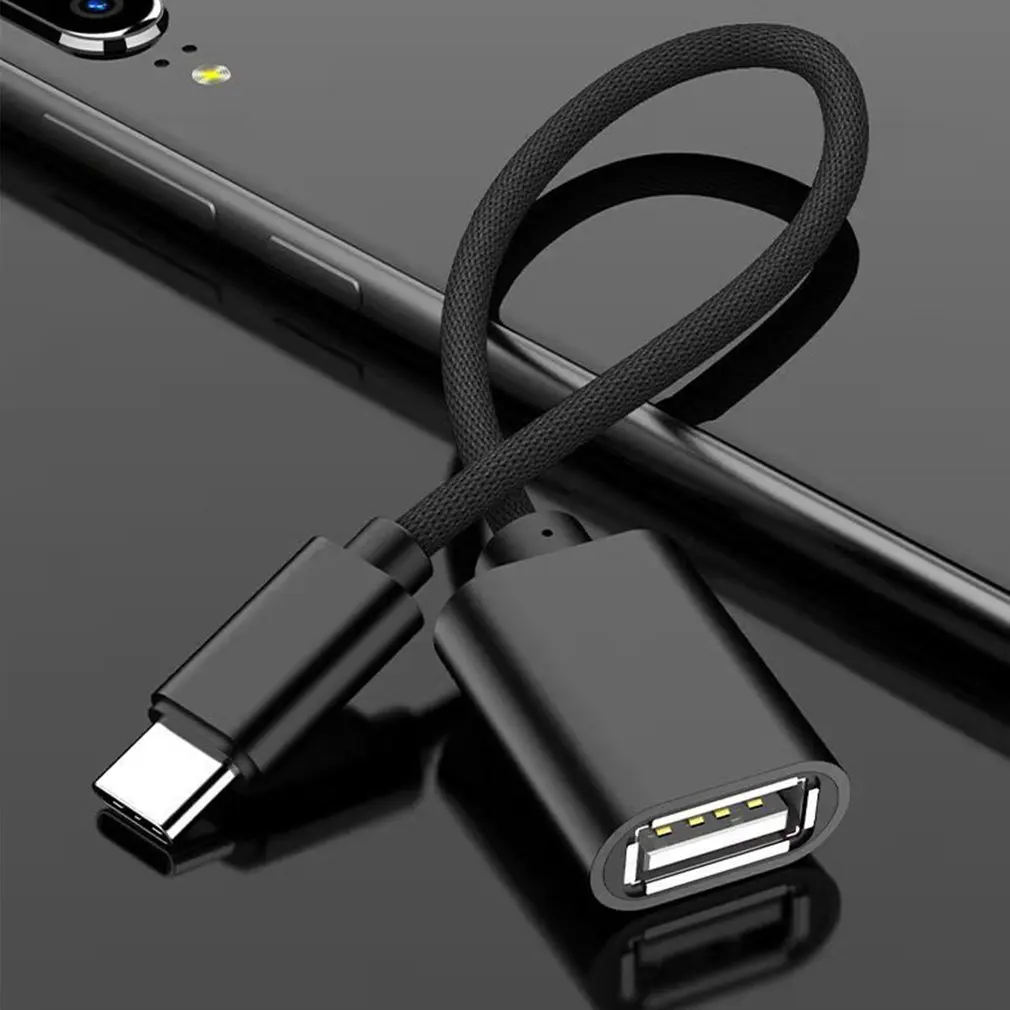 Кабель-адаптер OTG с портом Type-C папа на USB 2 0 мама аксессуары для ноутбуков и