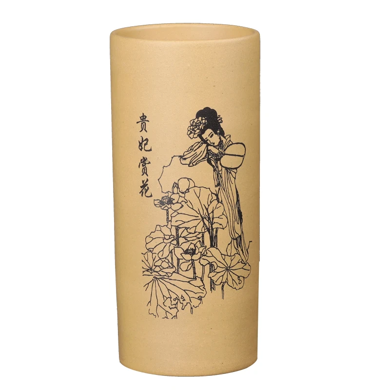 Цветочный горшок с фиолетовым песком средний Лотос классический для суккулентов