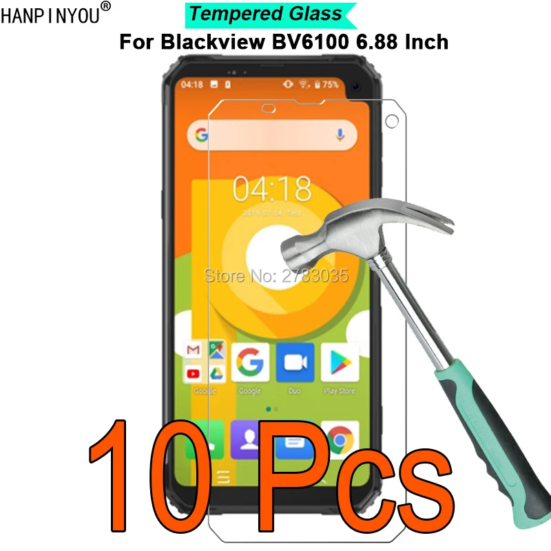 10 шт./лот для Blackview BV6100 6 88 дюйма твердость 9H 2.5D ультратонкое закаленное стекло
