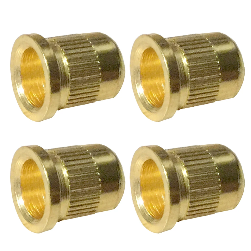 4 Pcs of Pack Bass String Mounting Ferrules Bushing for Fender Guitar Parts | Спорт и развлечения