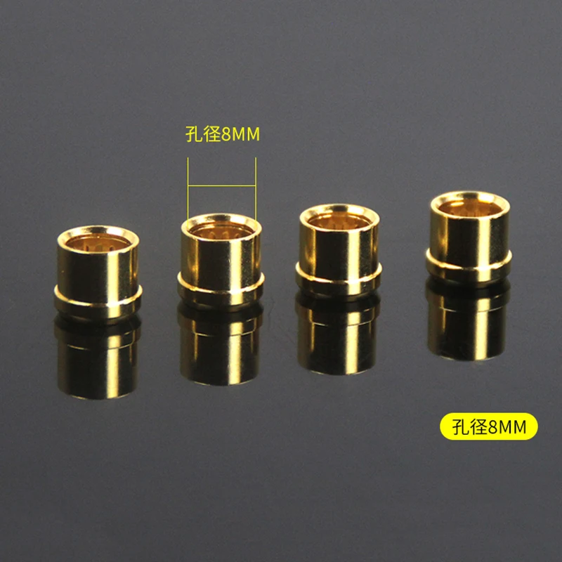 Hifi 8-50 шт. высококлассные латунные шумоизоляционные заглушки позолоченные медные
