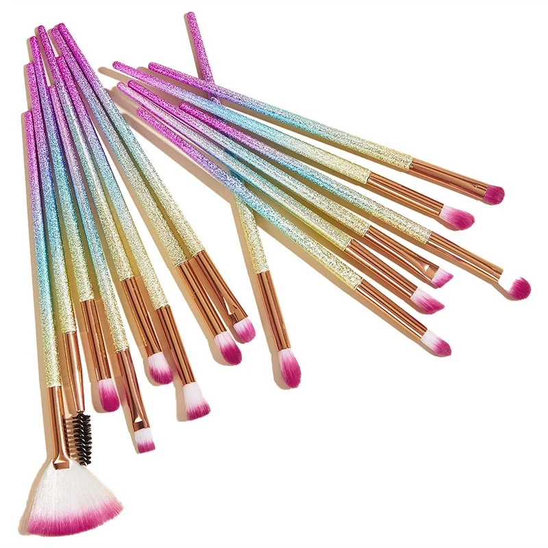 

15Pcs Makeup Brushes Tool Set Cosmetic Powder Eye Shadow Foundation Blush Blending Beauty Make Up Brush