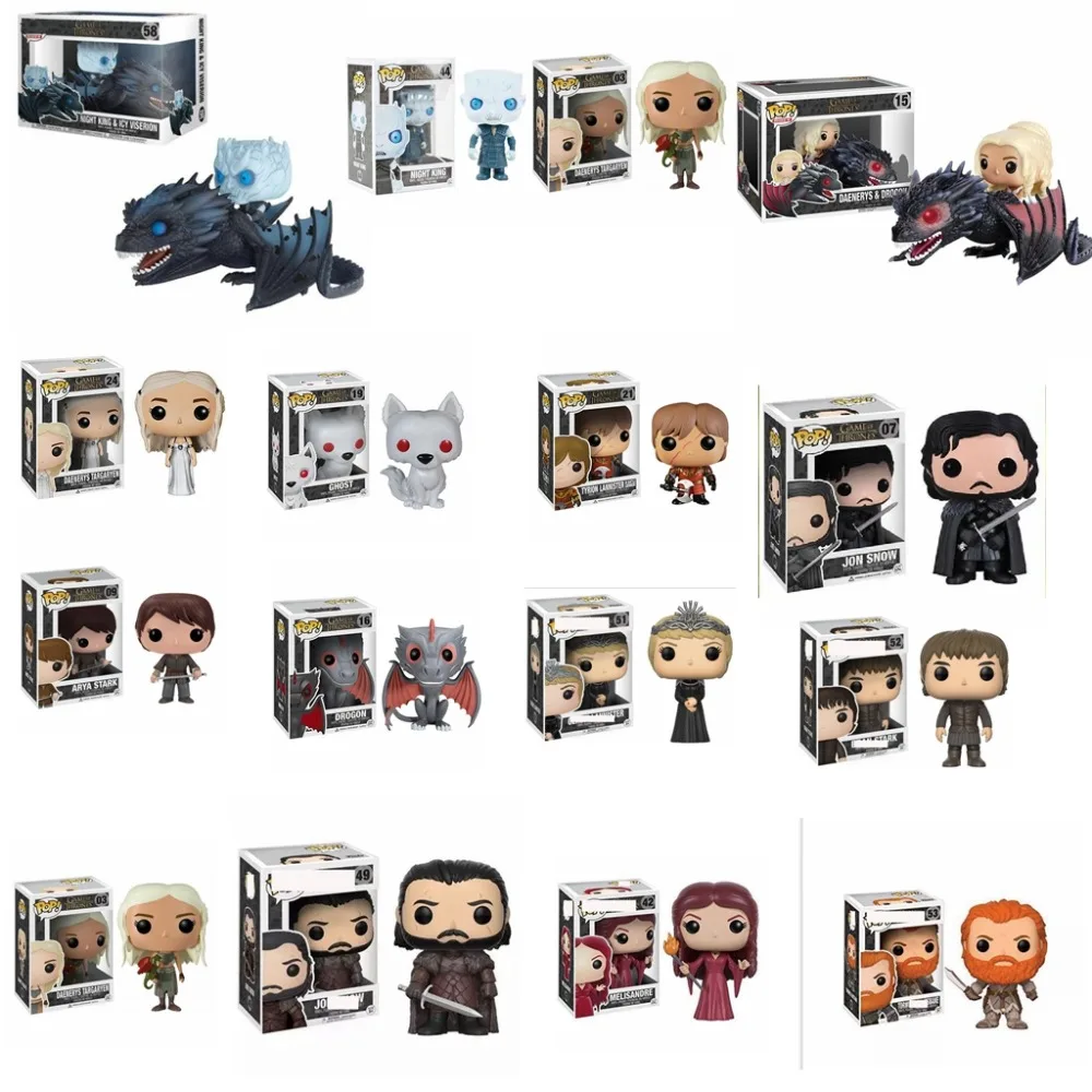 FUNKO поп Игра престолов Джон Сноу данерис Таргариен Драгон призрак Тайрон