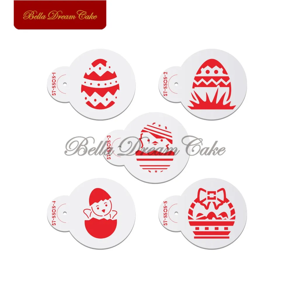 5 шт. пасхальное платье с рисунком утенка в яйце Шаблон трафарет для печенья набор