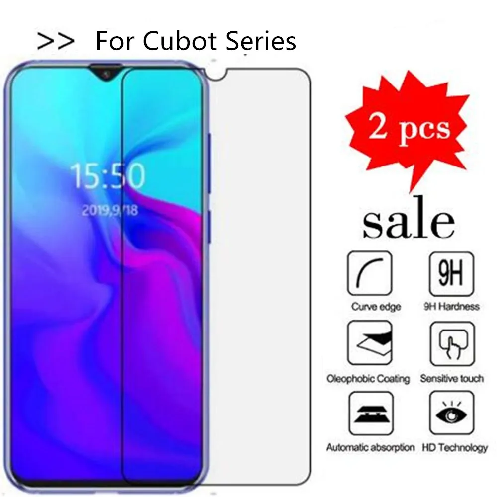 Защитная пленка 9H 2.5D для Cubot C15 Pro J5 J7 Max 2 Quest Lite R15 R19 X19 X20 pro закаленное