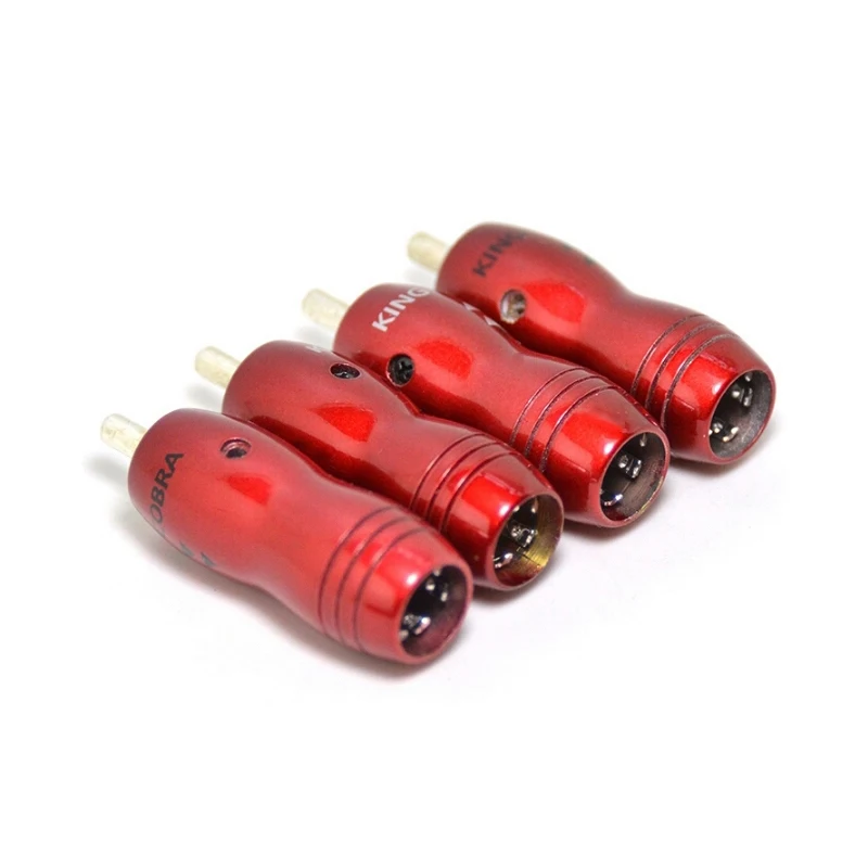 DIYLIVE St. AQ King Cobra Lotus Plug RCA Plug Signal Wire Plug Pure Copper Speaker Plug