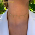 Ожерелье женское из серебра 100% пробы, с подвеской-кисточкой