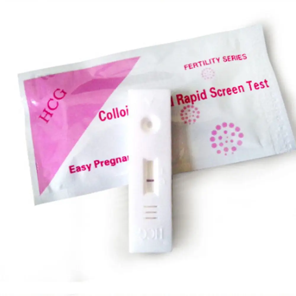 

5Pcs High Sensitivity and Accurate Result Home Private Early Pregnancy HCG Urine Midstream Test Strips Kit with Visual Result