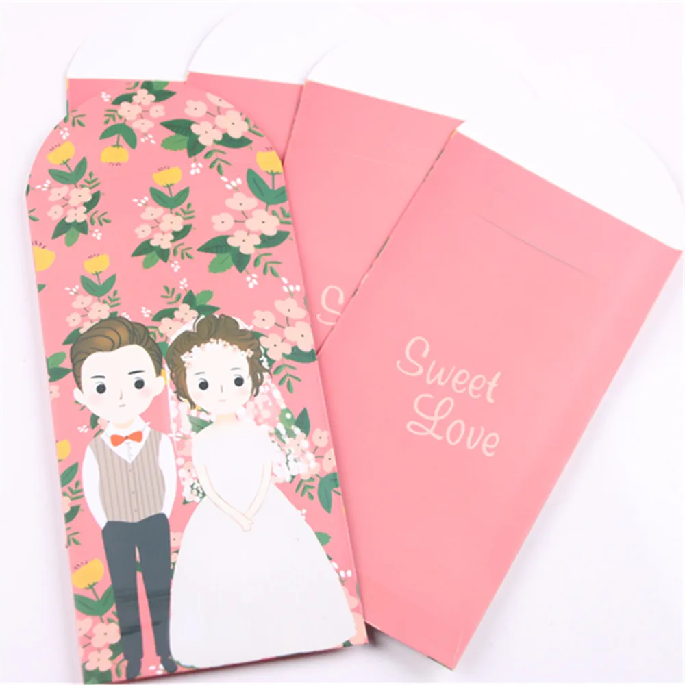 

Fashion Lovely Bride&Groom Party Candy Packaging Cardboard Wedding Cookie Bags
