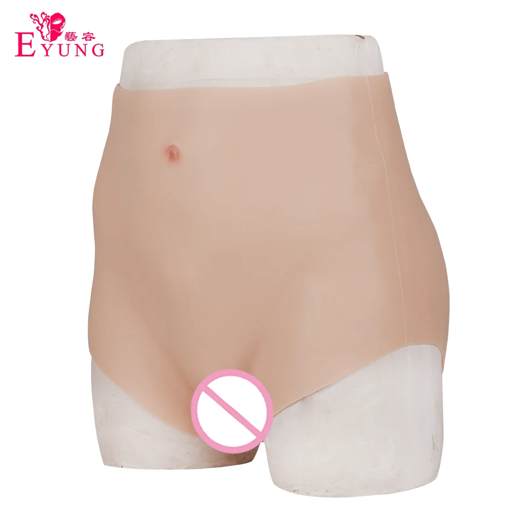 Eyung Силиконовые Реалистичные трусики Вагина Трансвестит настоящая киска