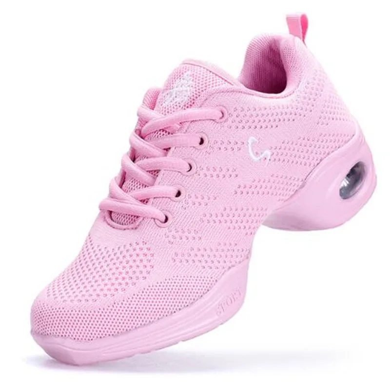 Женские кроссовки для джазовых танцев Женская дышащая сетчатая Обувь На