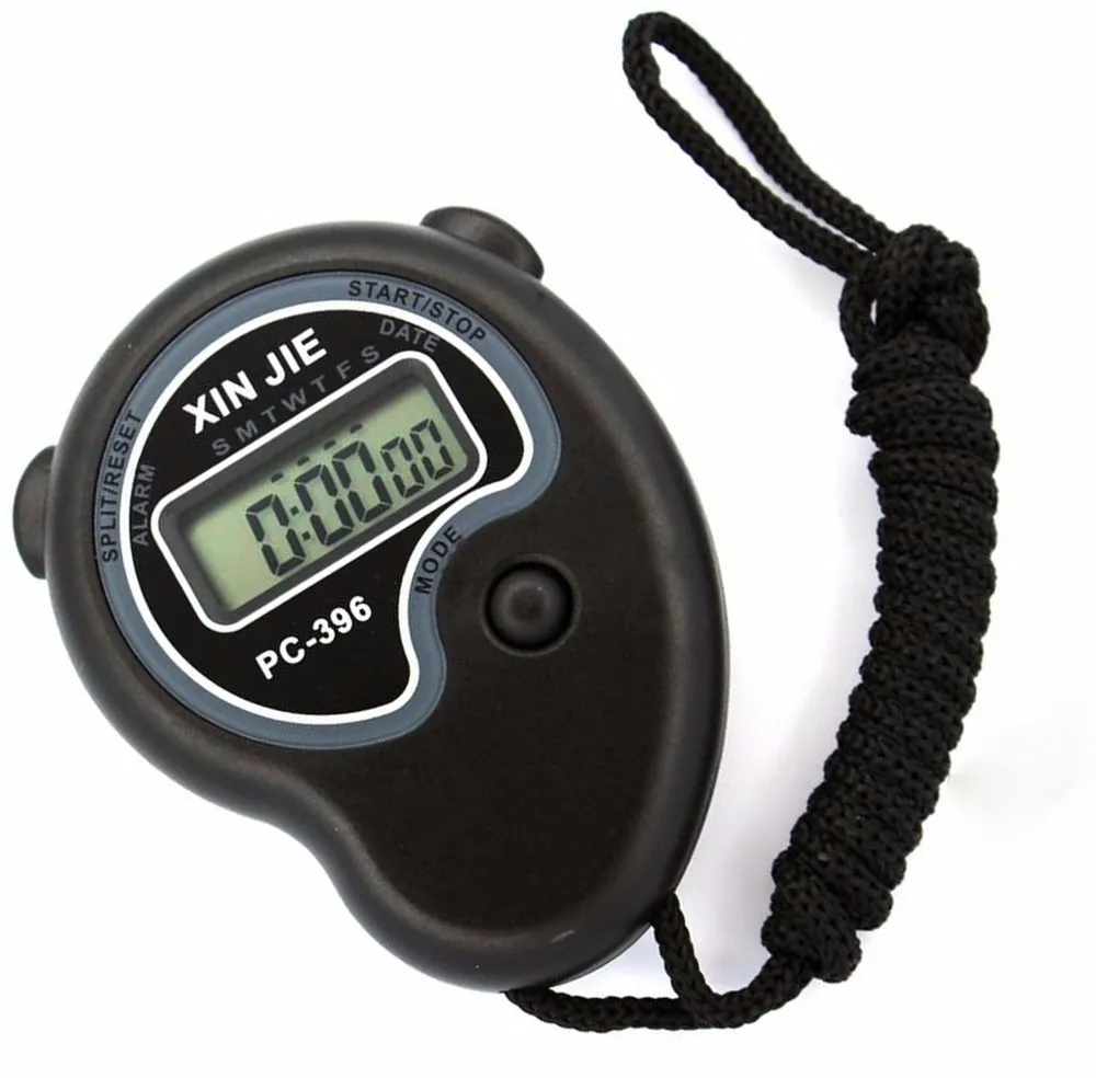 

Stopwatch Stop Watch LCD Digital Professional Chronograph Timer Counter Sports #18