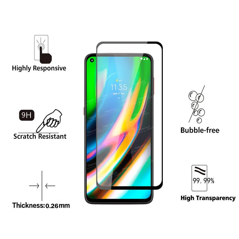 2 шт. Защитное стекло для Motorola Moto G9 Plus Play G 9 Power G9Plus G9Play G9Power | Мобильные телефоны и