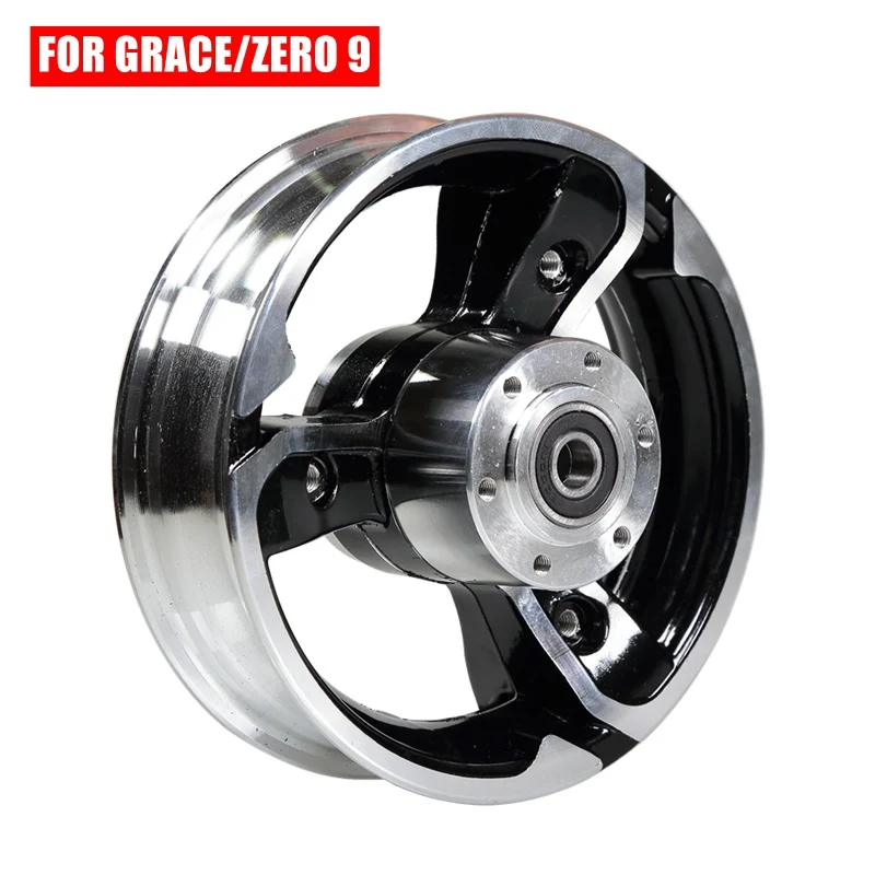 For Grace Zero 9 Ступица переднего колеса для Grace& Zero 8 9 10 T8 T9 T10 электрический скутер 8,5 дюймов съемное колесо Macury оригинальные запасные части - Цвет: For Grace Zero 9