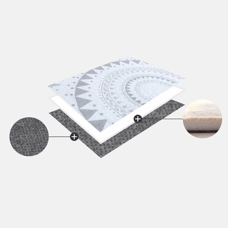 Новое поступление круглый ковер для гостиной нескользящий коврик Домашний