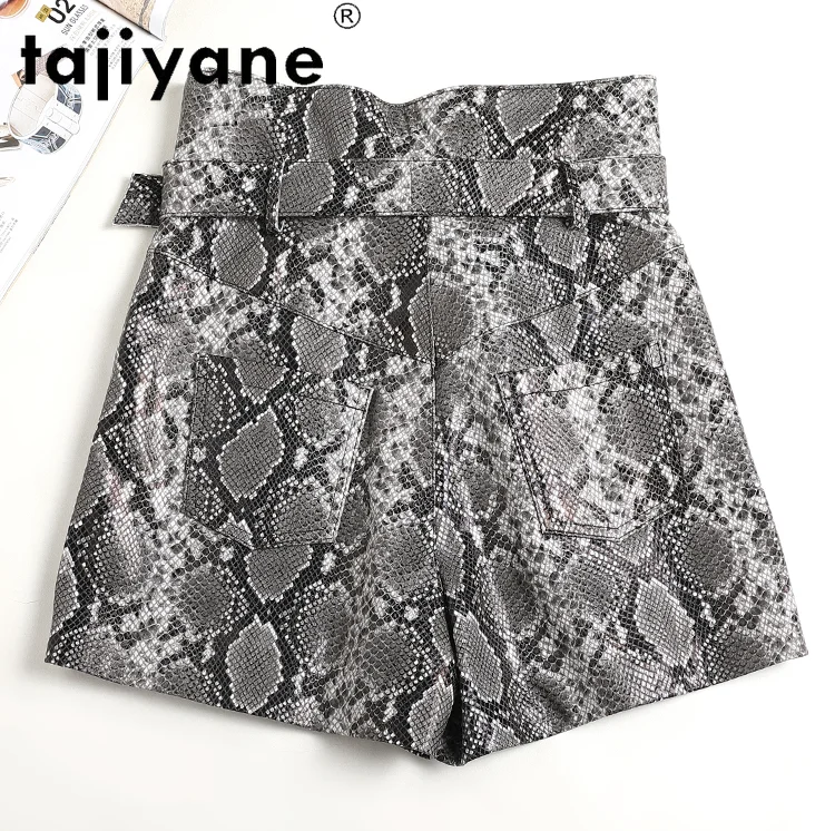 Tajiyane Women Shorts Summer Real Sheepskin Trousers Sexy Woman Cloth Genuine Leather Shorts Fashion Mujer Pantalones TN2480